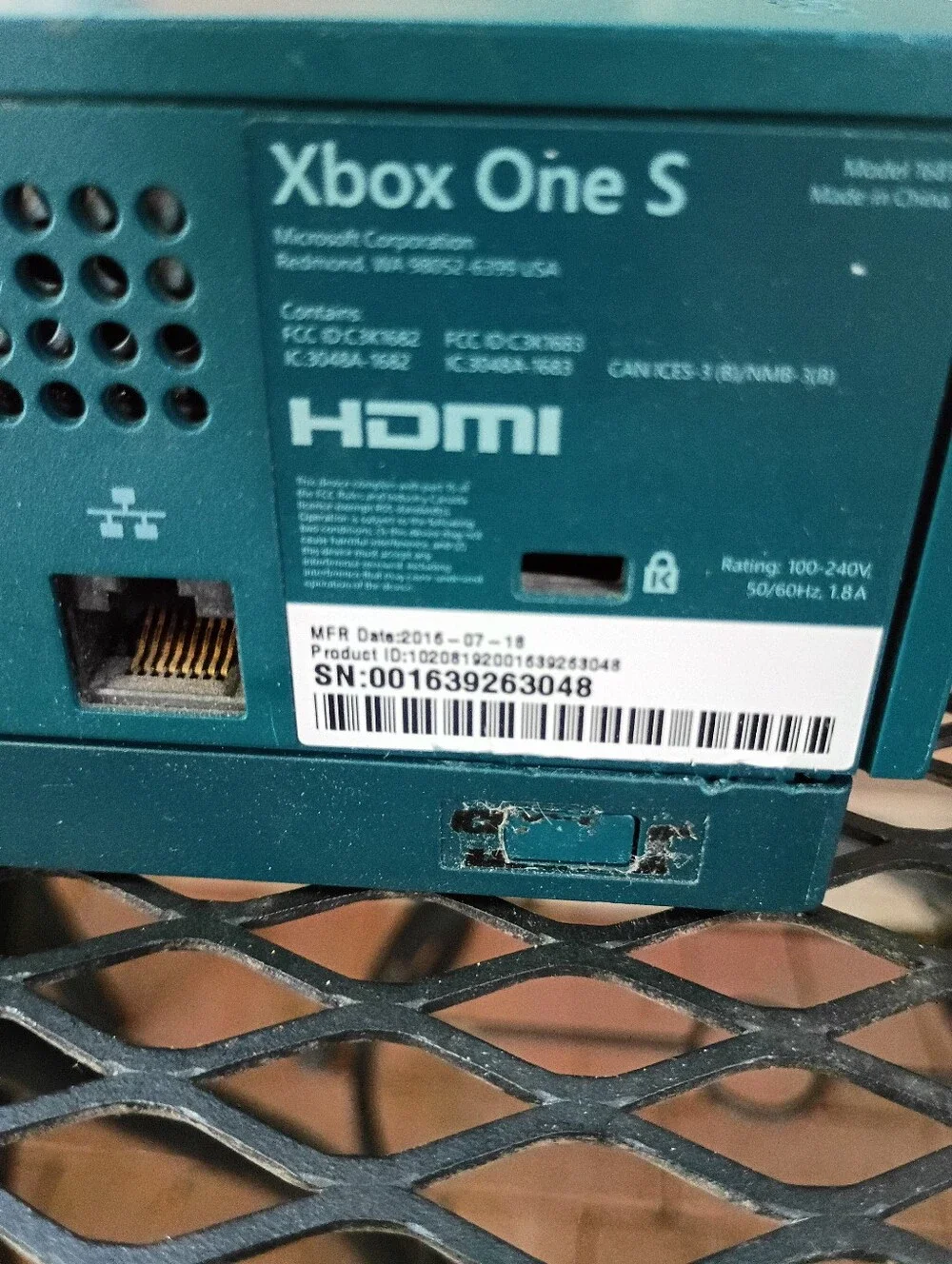 Teal Xbox 1S One S Console With 2 Controllers Microsoft Limited Edition